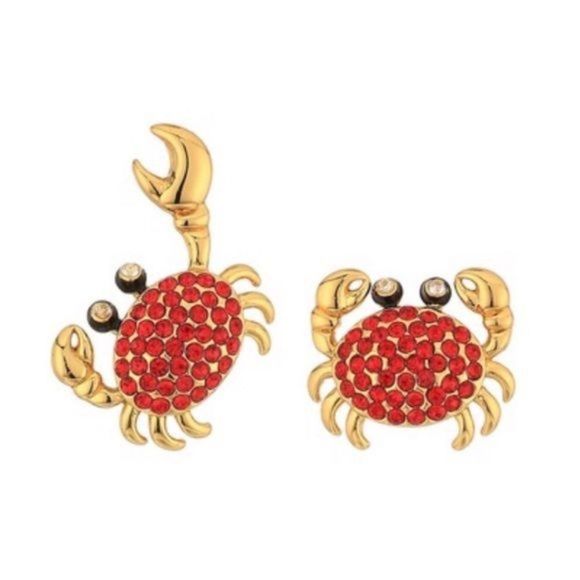kate spade Jewelry - Kate Spade Shore Thing Red Crab Animal Stud Earrings